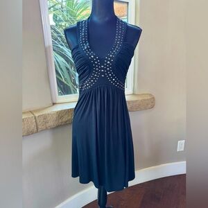 Poof! Studded Sleeveless Dress Juniors Size Large